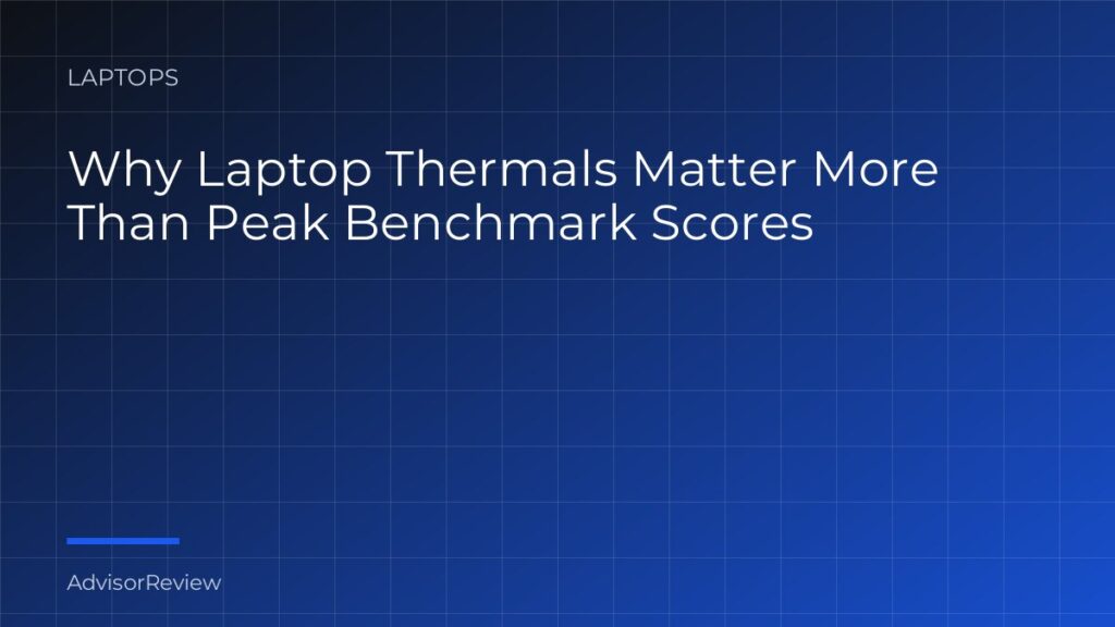 Why Laptop Thermals Matter More Than Peak Benchmark Scores - AdvisorReview